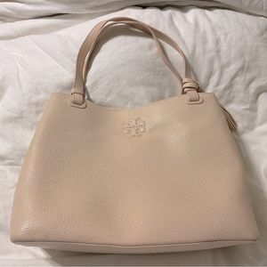 Tory Burch medium tote, light pink.